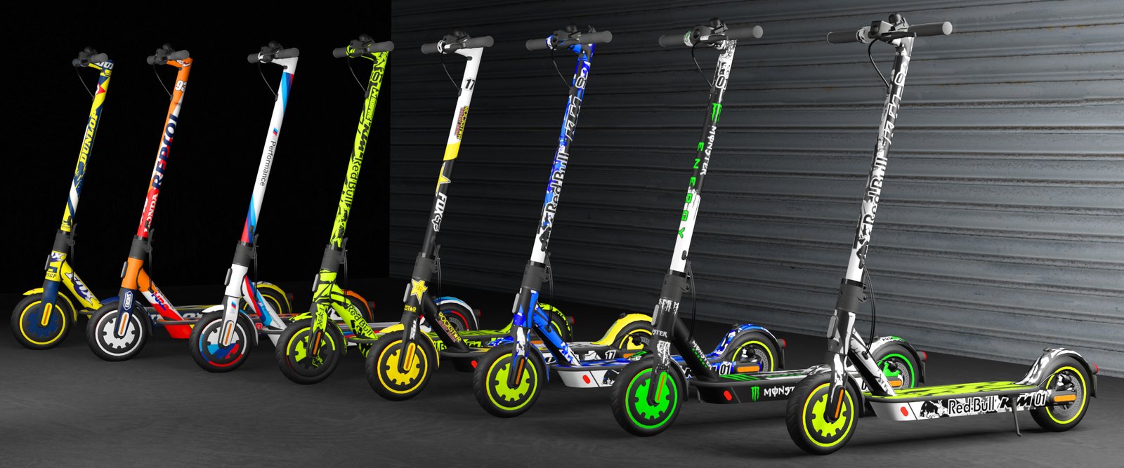 Myurbasncoot vinilos patinete electrico